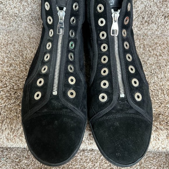 Louis Vuitton Men\'s Black Suede High Top Sneakers main image 11